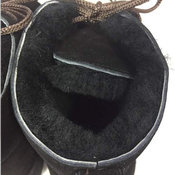 New AUABP Australia Mid Cut Boots Winter Women Black Sheep Leather Lining 11 - Picture 5 of 11